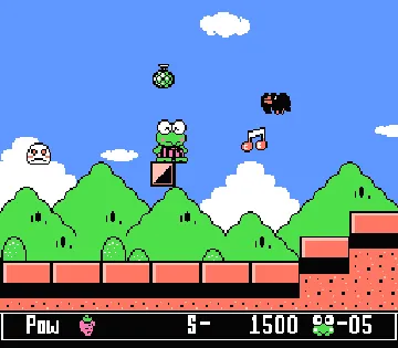 Kero Kero Keroppi no Daibouken 2 - Donuts Ike wa Oosawagi! (Japan) screen shot game playing